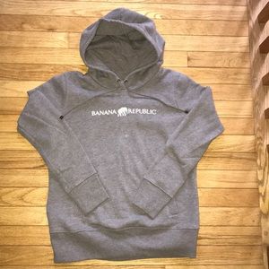 Taupe Banana Republic Sweatshirt with Elephant